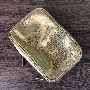 bareMinerals Gold Sparkle Makeup Bag